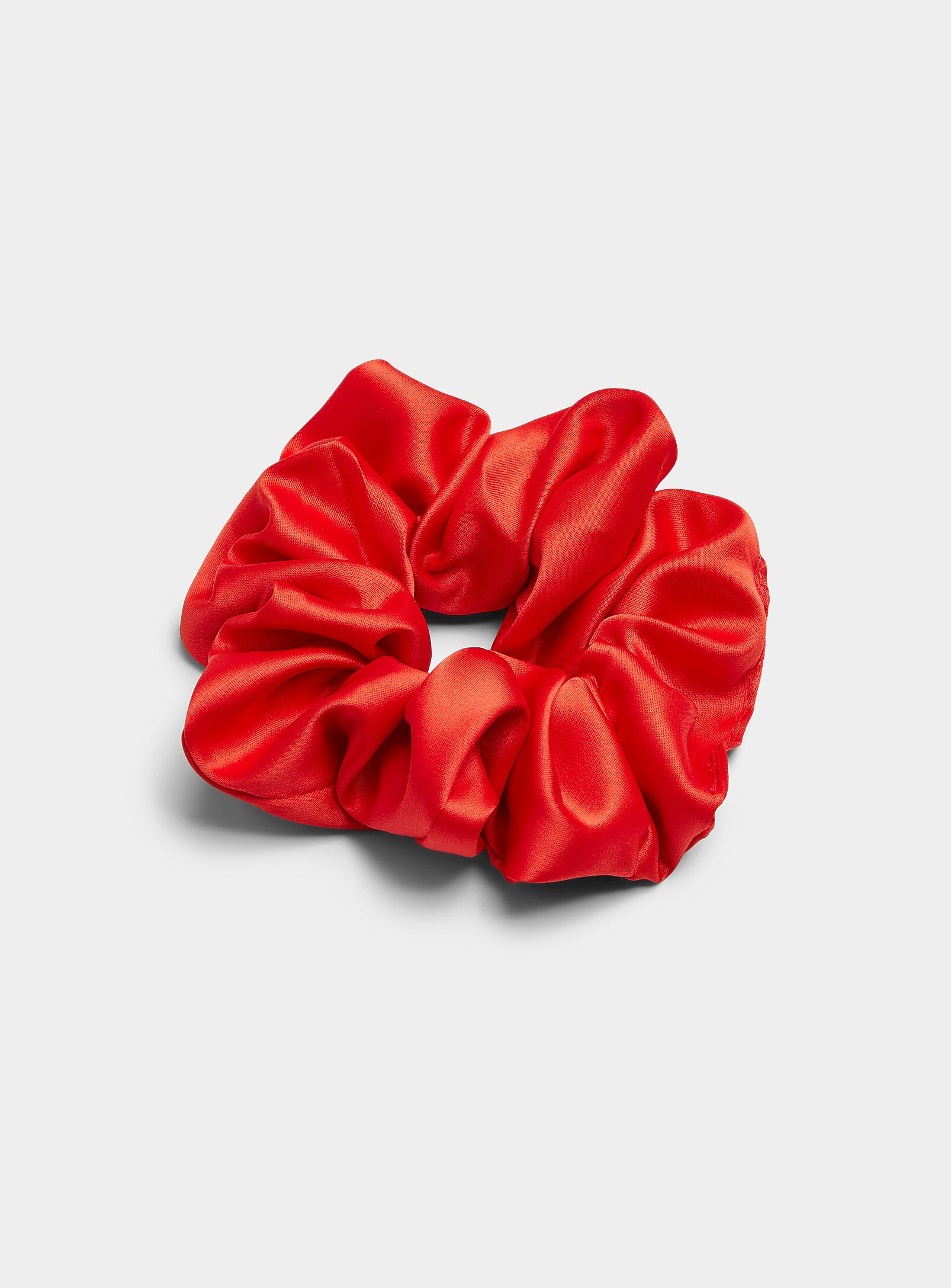 Simons - Satiny XL scrunchie (Women, Red, ONE SIZE)