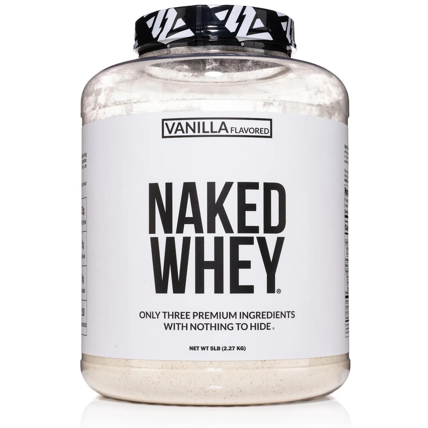 Vanilla Whey Protein Powder | Naked Vanilla Whey - 5LB