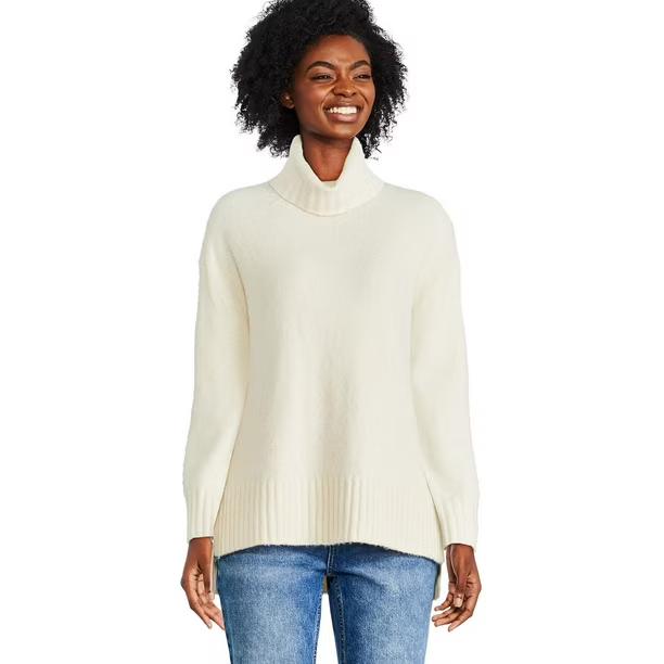 George Women's Mock Neckline Sweater