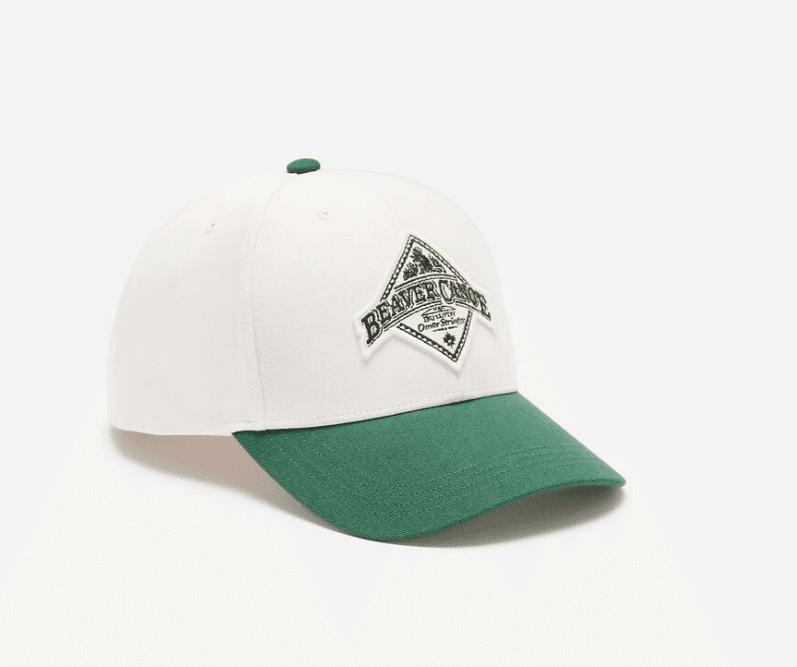 Beaver Canoe Baseball Cap