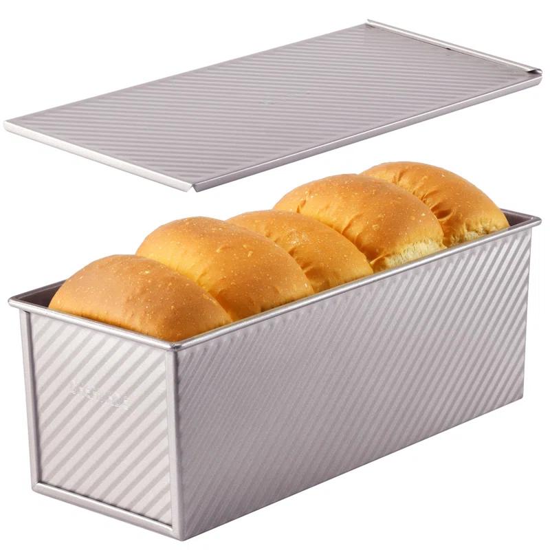 Chefmade 0.55 lb. Corrugated Toast Box with Lid