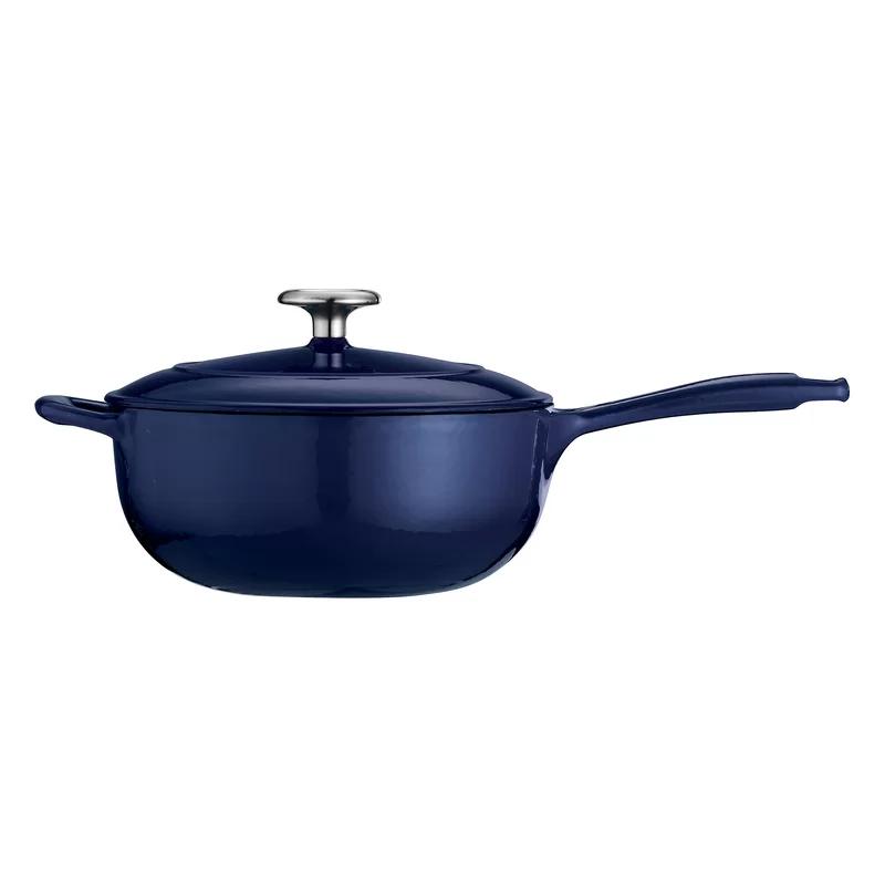 Tramontina Gourmet Enameled Cast Iron Covered Saucier