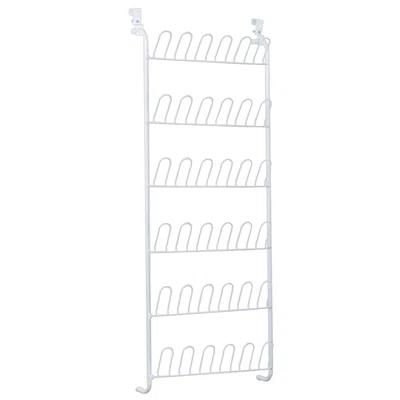 18-Pair Wall or Door Mount Shoe Rack