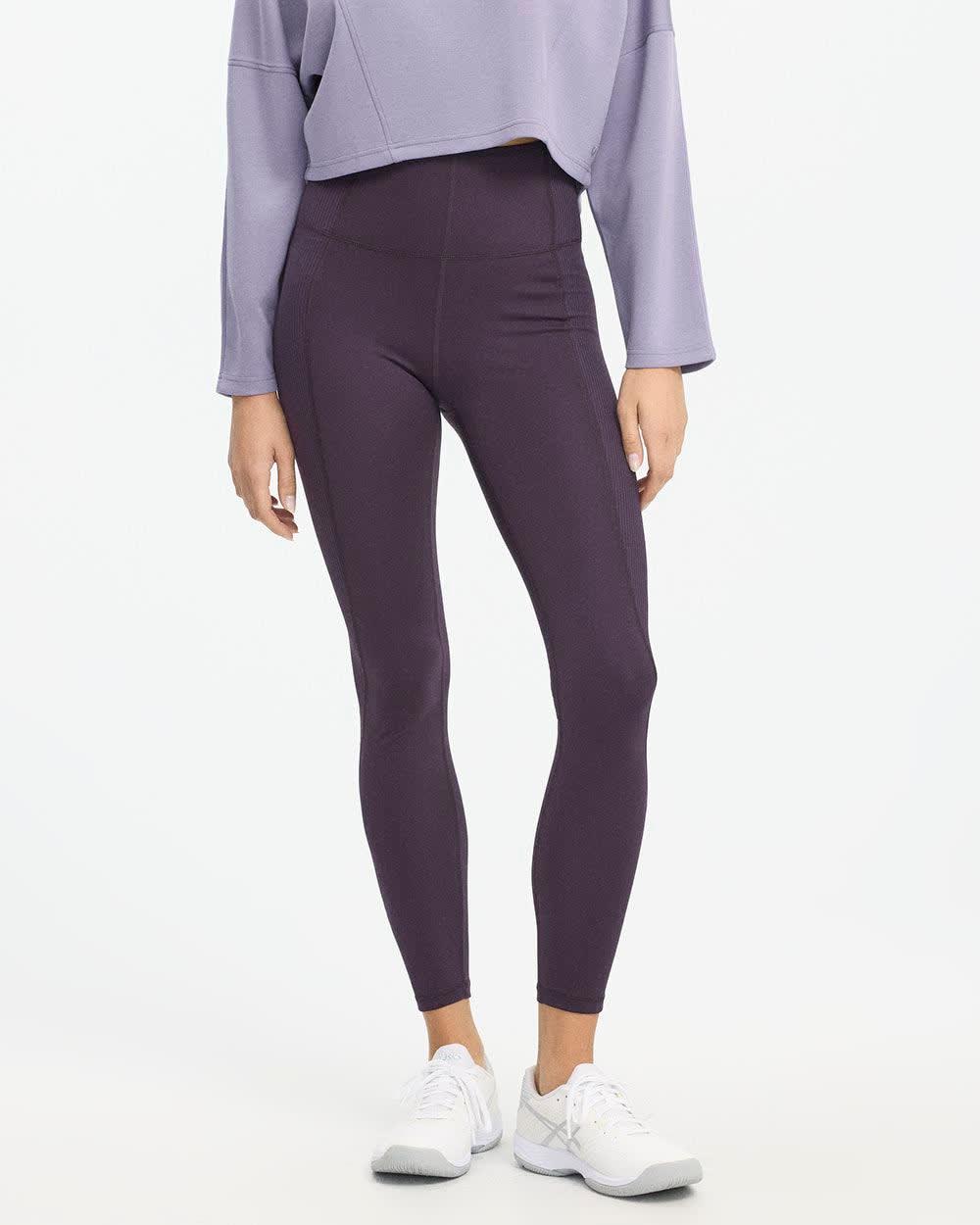 High-Rise Pulse Legging with Ribbed Inserts - Hyba