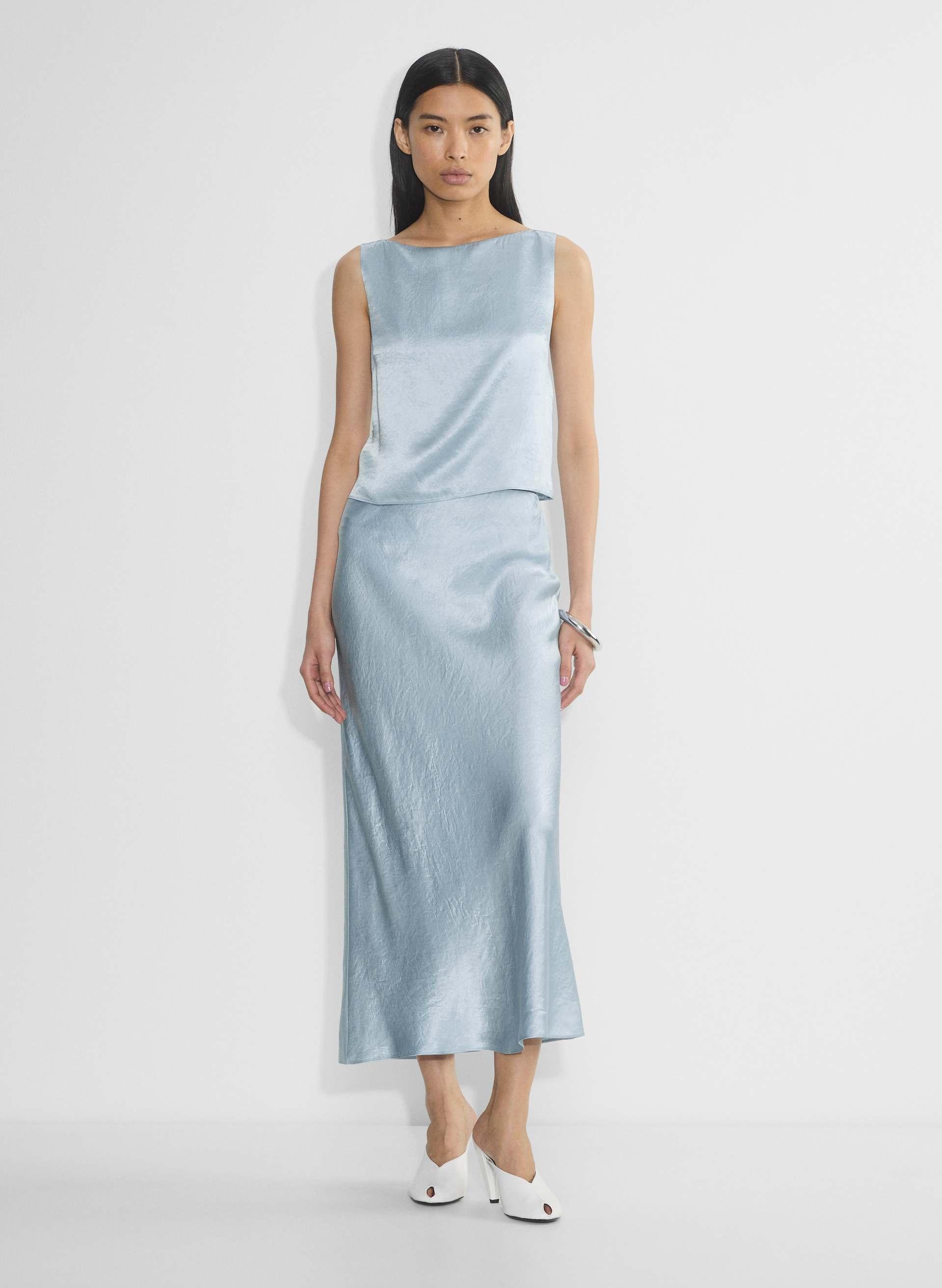 Slip Satin Maxi Skirt