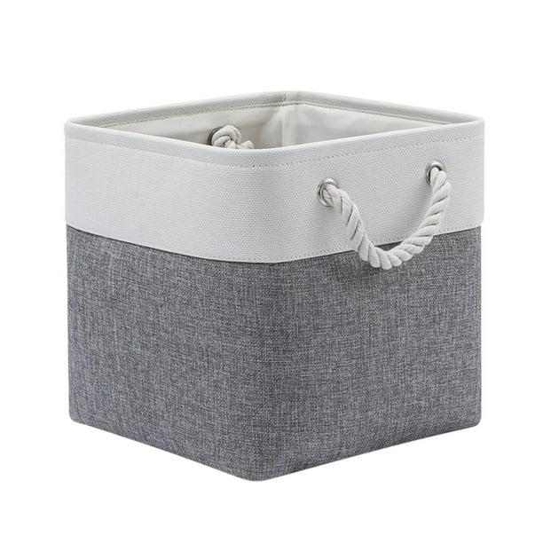 TopLLC Cotton And Hemp Storage Basket With No Cover