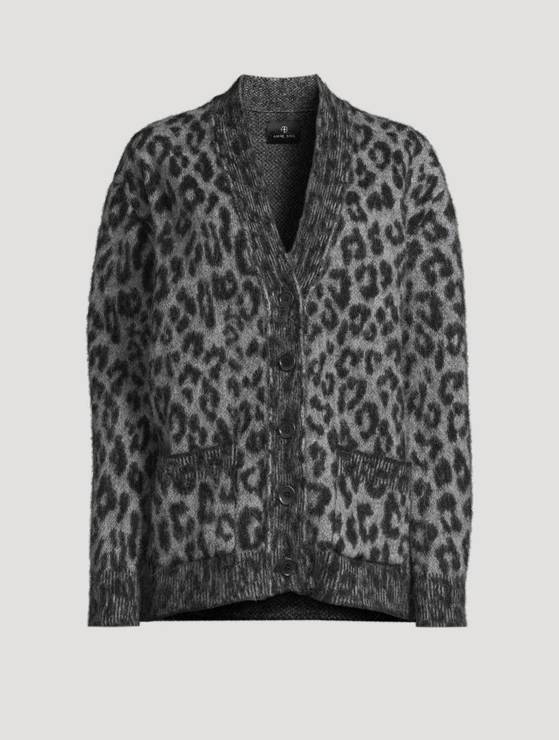 Banks Cardigan In Leopard Print