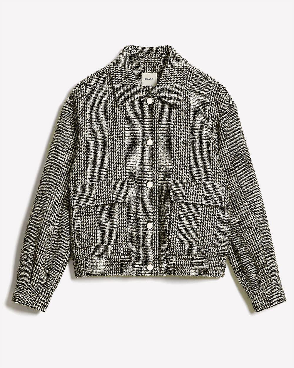 Tweed Bomber Jacket