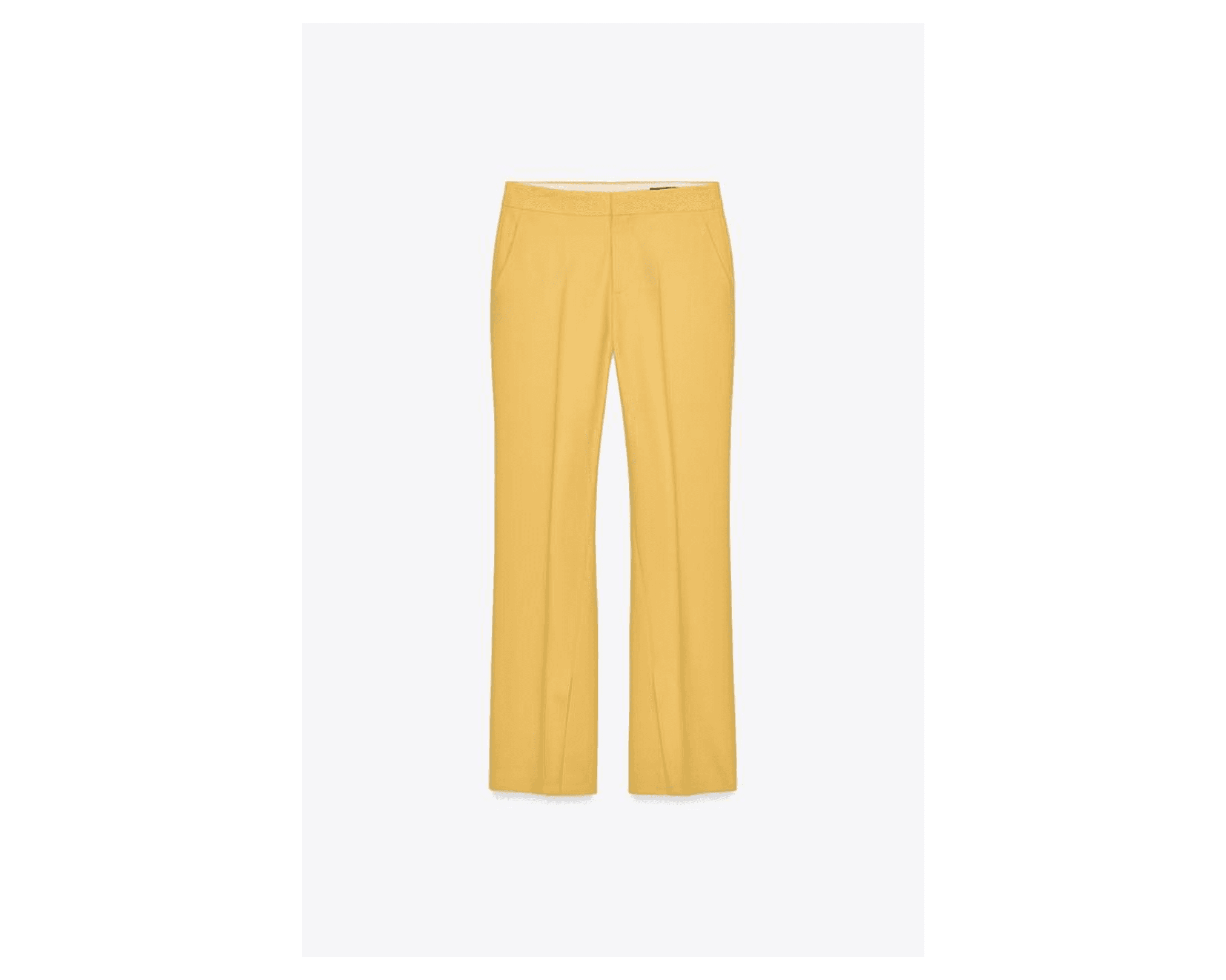 ZW COLLECTION FLARE PANTS WITH SIDE VENTS