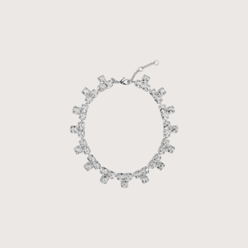 Maxima Rhinestone Statement Necklace by Aureus + Argent