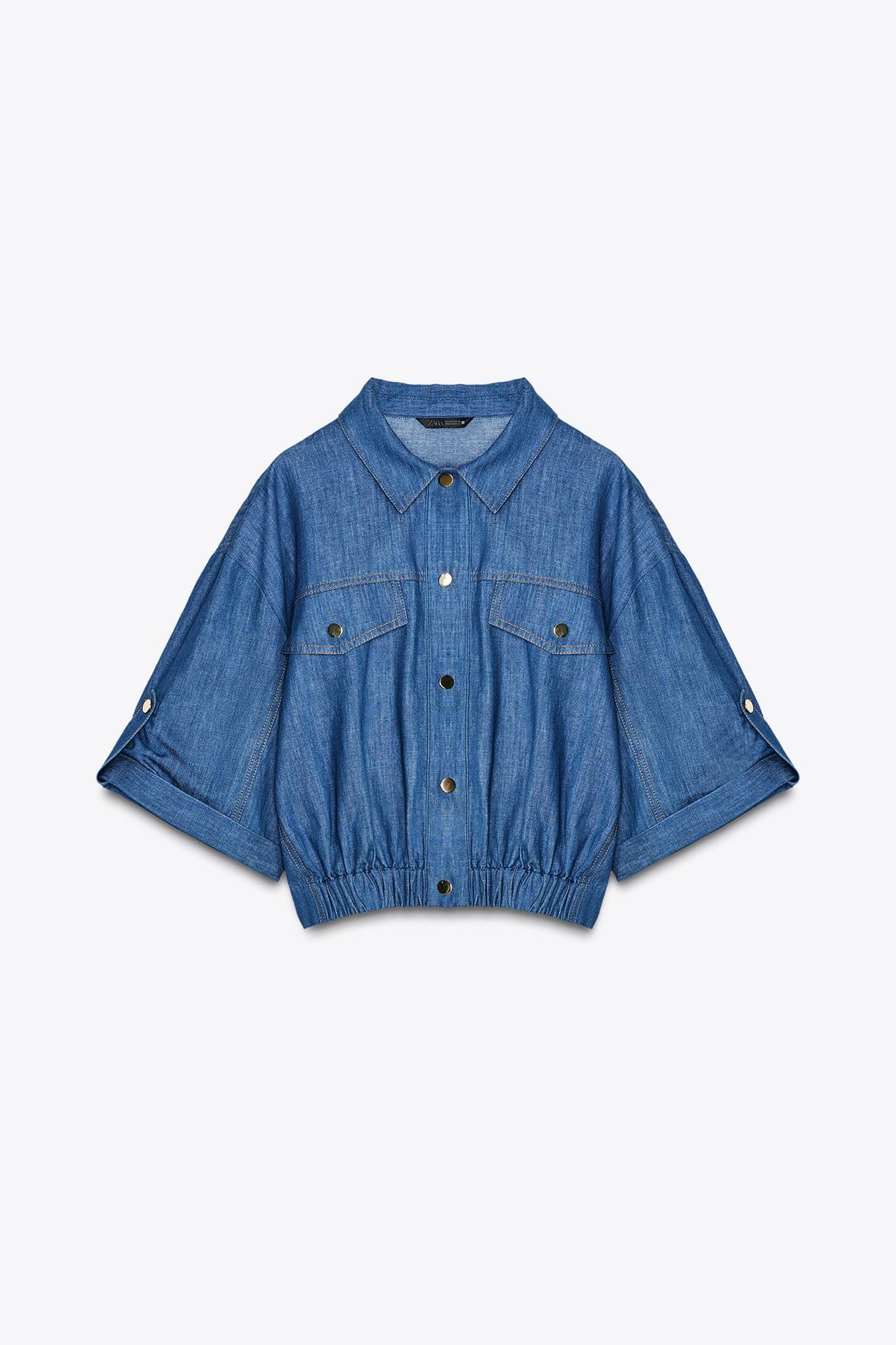 SHORT-SLEEVE LINEN JACKET