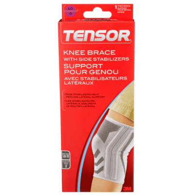 Tensor Knee Brace with Side Stabilizers