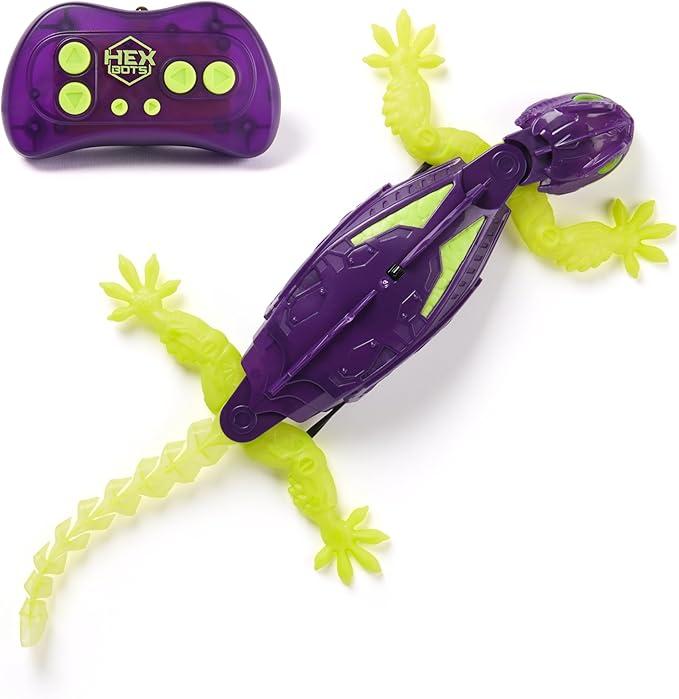 HEX BOTS Glow-in-The-Dark Gecko with Official Wall Climber Technology