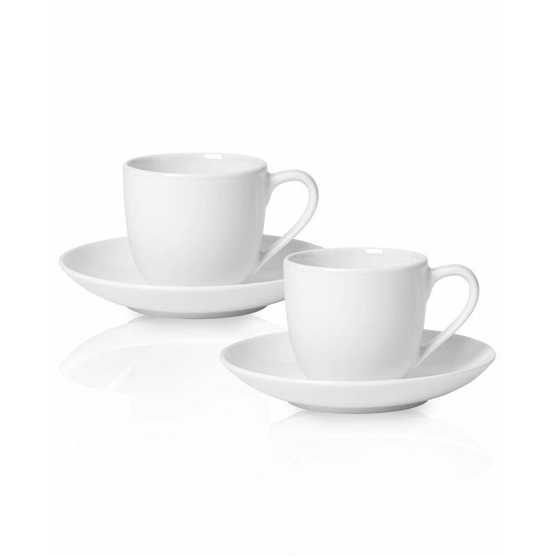 For Me Espresso Cup and Saucer Service for 2 (Set of 2)