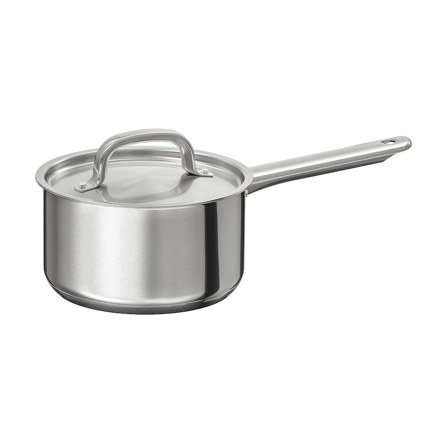 Saucepan with lid, stainless steel, 2.0 l (2 qt)