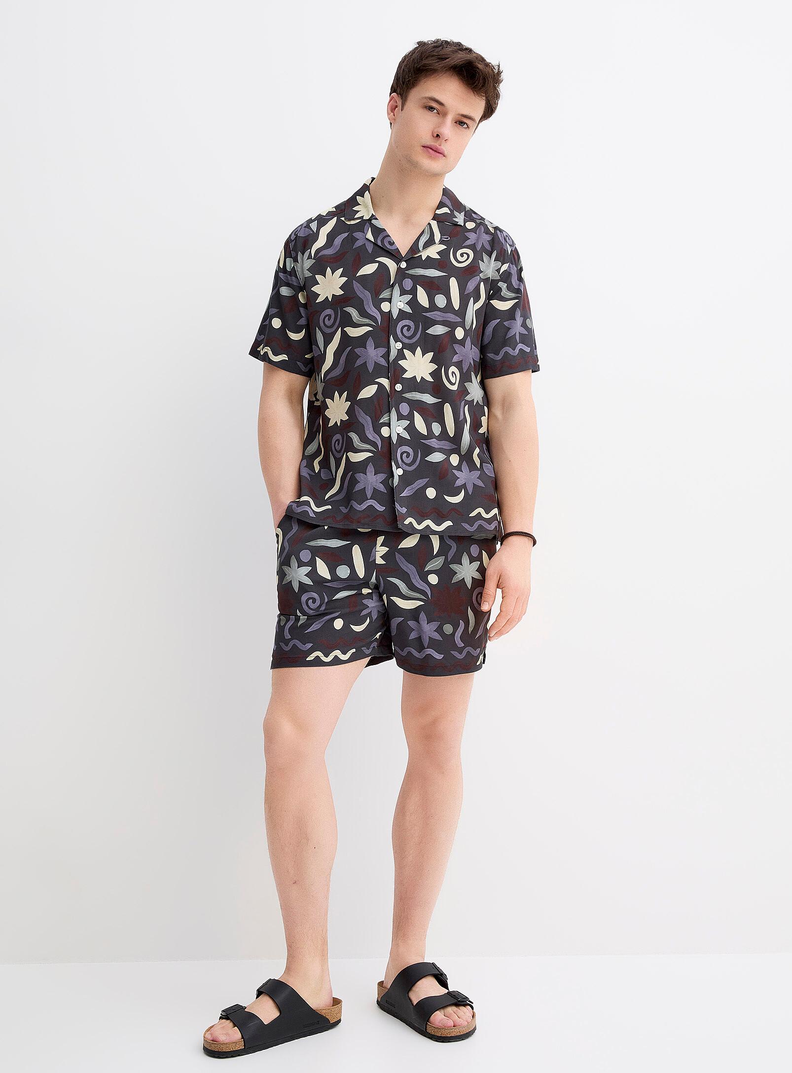 Le 31 - Men's Patterned fluid short