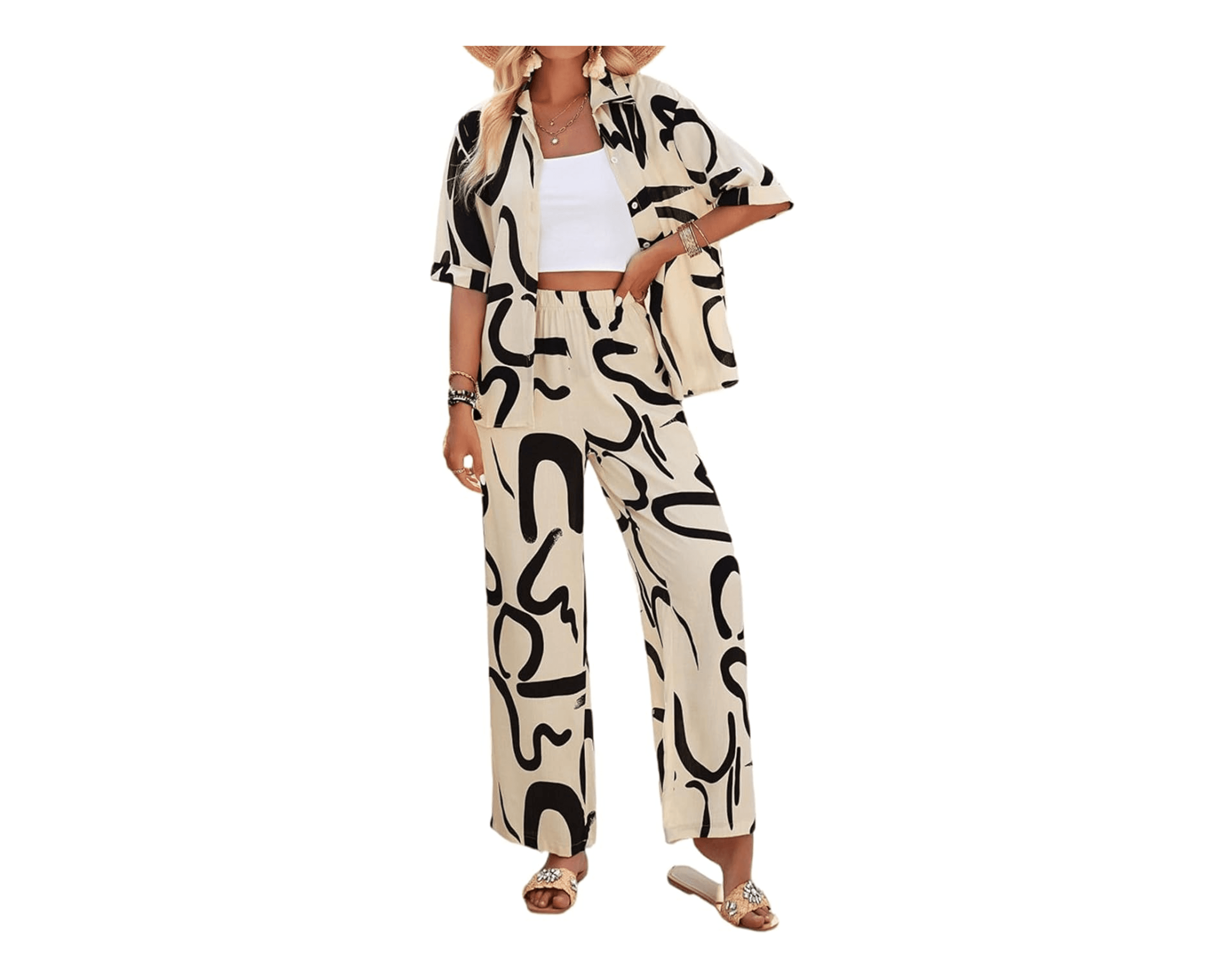 Women's Summer 2 Piece Lounge Set