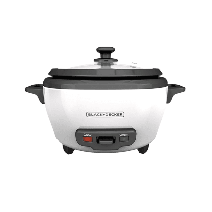 BLACK+DECKER 2-in-1 Rice Cooker & Food Steamer - 6-Cup Capacity