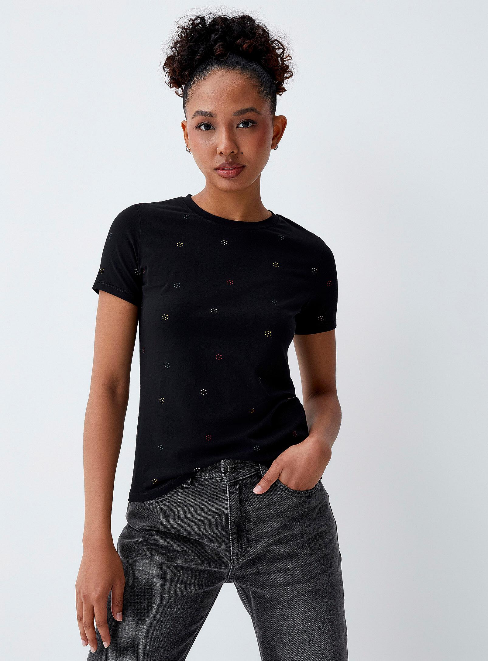 Twik - Printed lightweight crew-neck T-shirt Slim fit (Women, Assorted, MEDIUM)