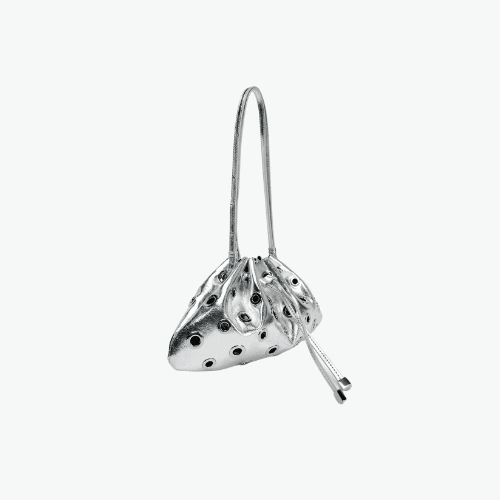 Metal Grommets Mini Bucket Bag