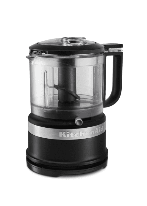 KitchenAid Compact Food Chopper with Dishwasher Safe Parts, Black
