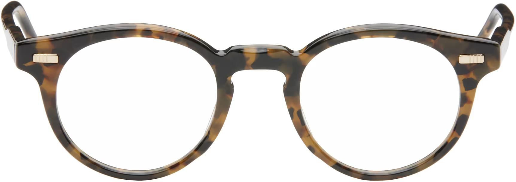 Thom Browne Brown Round Glasses