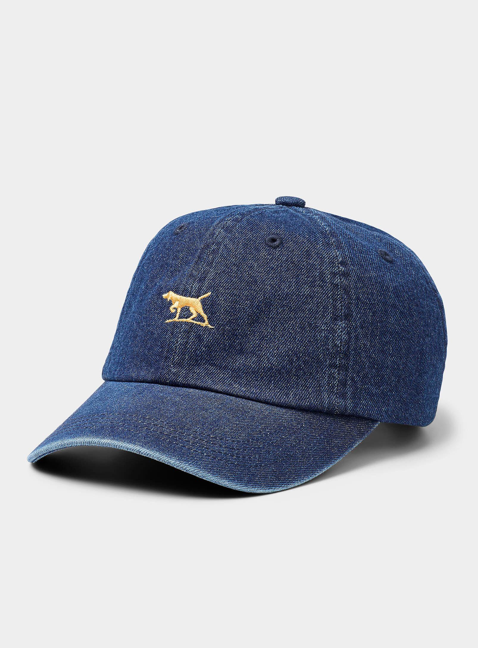 Rodd & Gunn - Embroidered dog logo denim cap