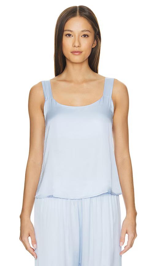 DONNI. Silky Cami in Baby Blue.
