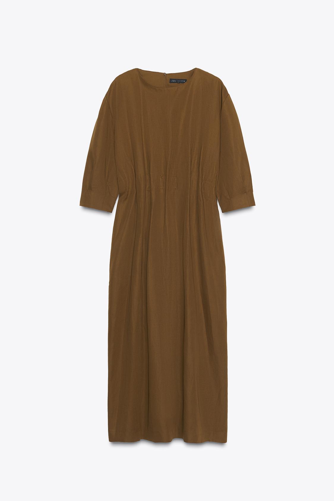 ZW COLLECTION PLEATED MIDI DRESS