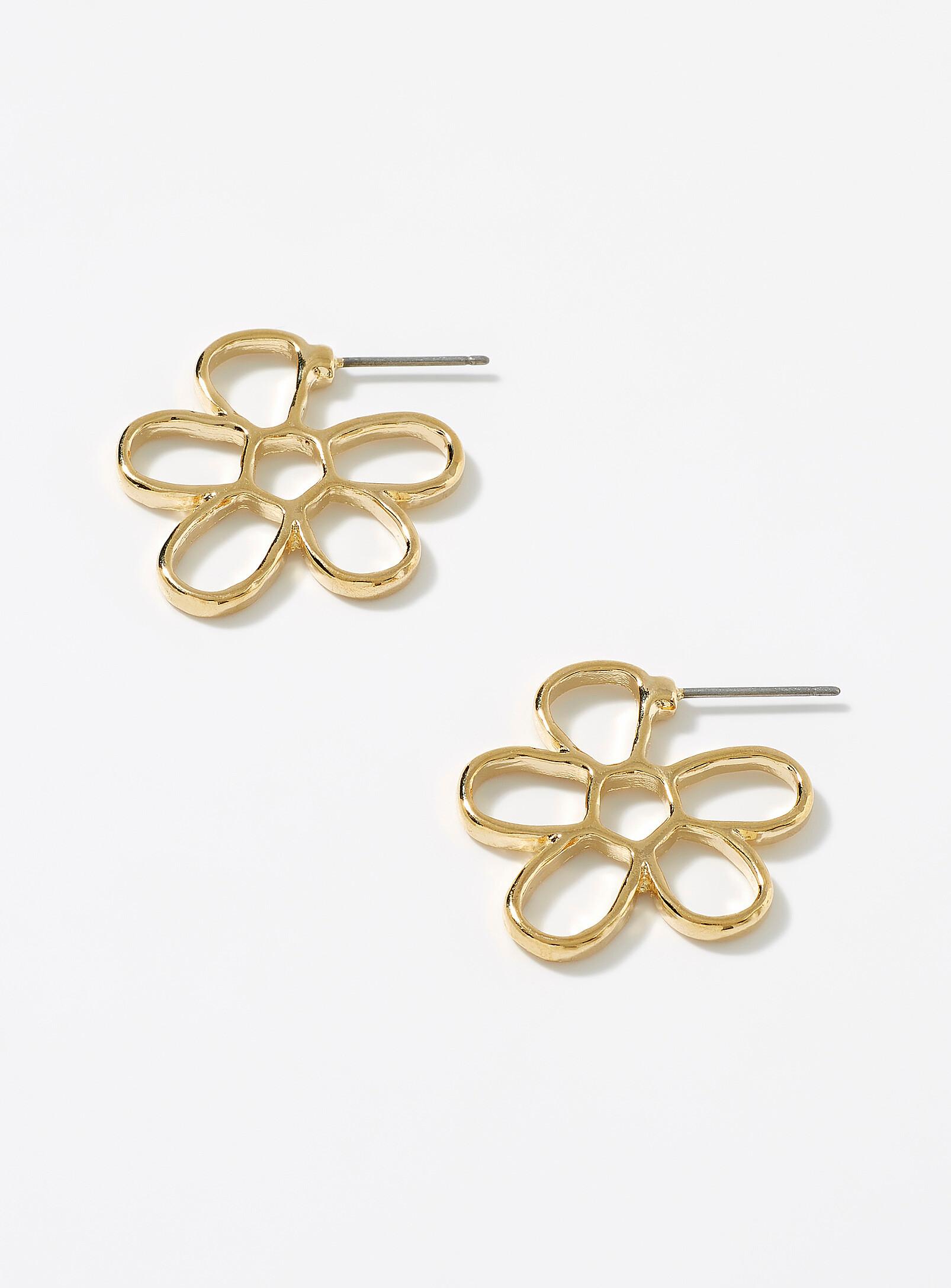 Minimalist floral earrings