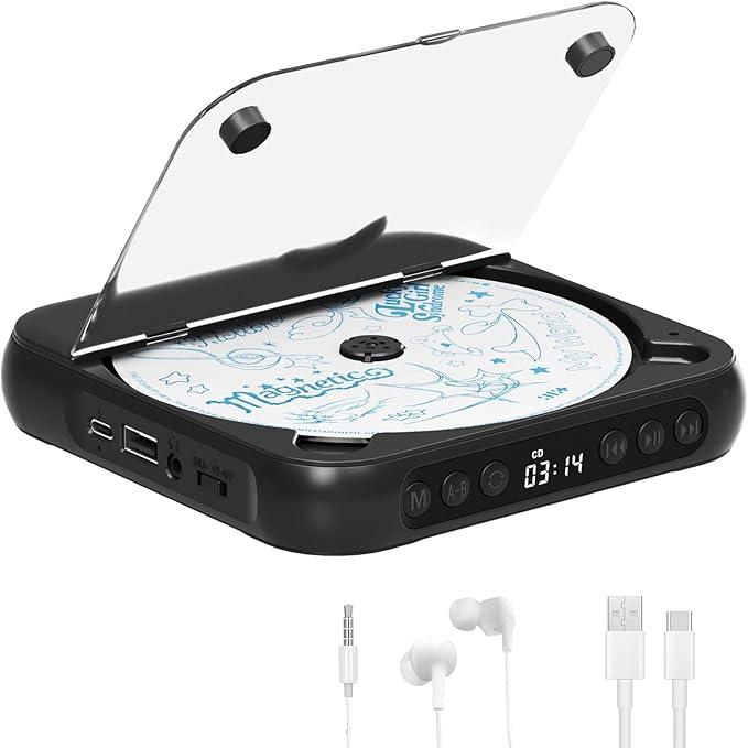 CD Player Portable with Bluetooth