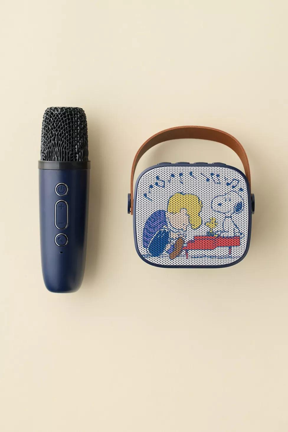 Peanuts Wireless Speaker & Karaoke Microphone Set