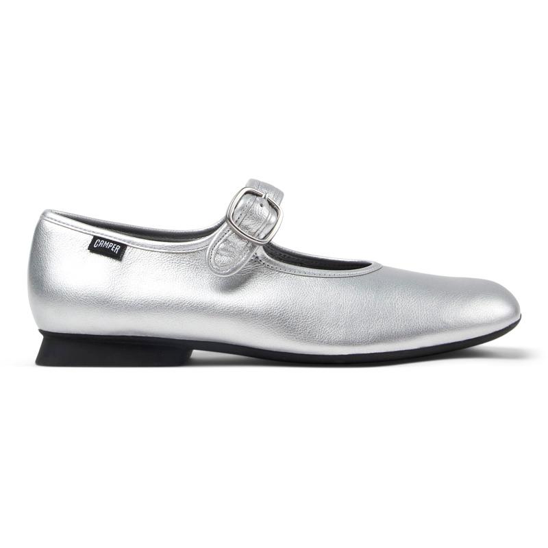 CAMPER Casi Myra - Formal shoes for Women - Grey, size 36, Smooth leather