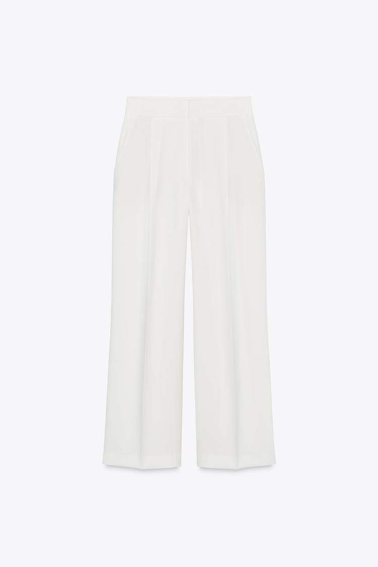 WIDE FIT PANTS WITH DARTS ZW COLLECTION