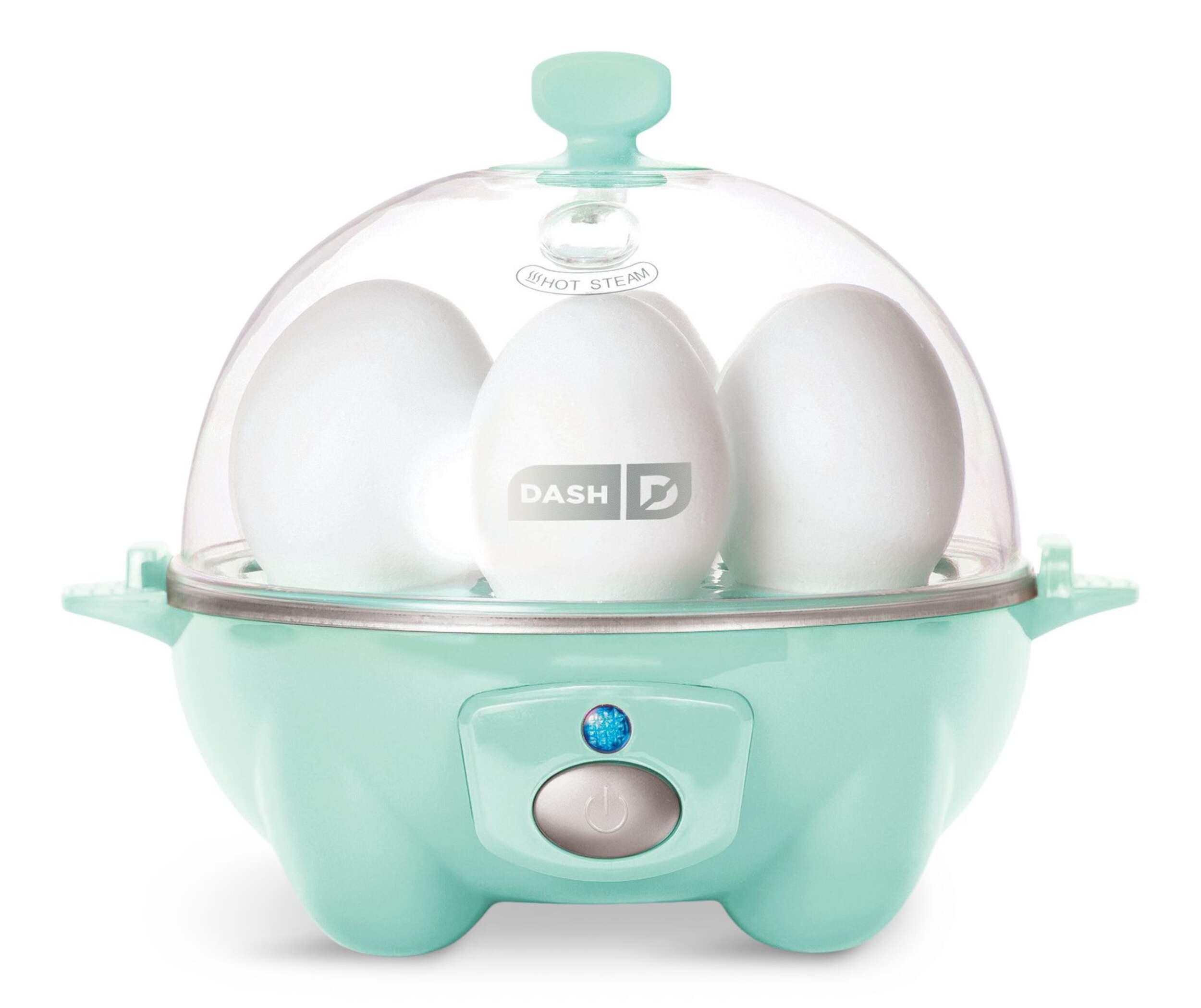 Dash Express Compact Electric Egg Cooker with Auto-Shut Off, 6-Egg Capacity