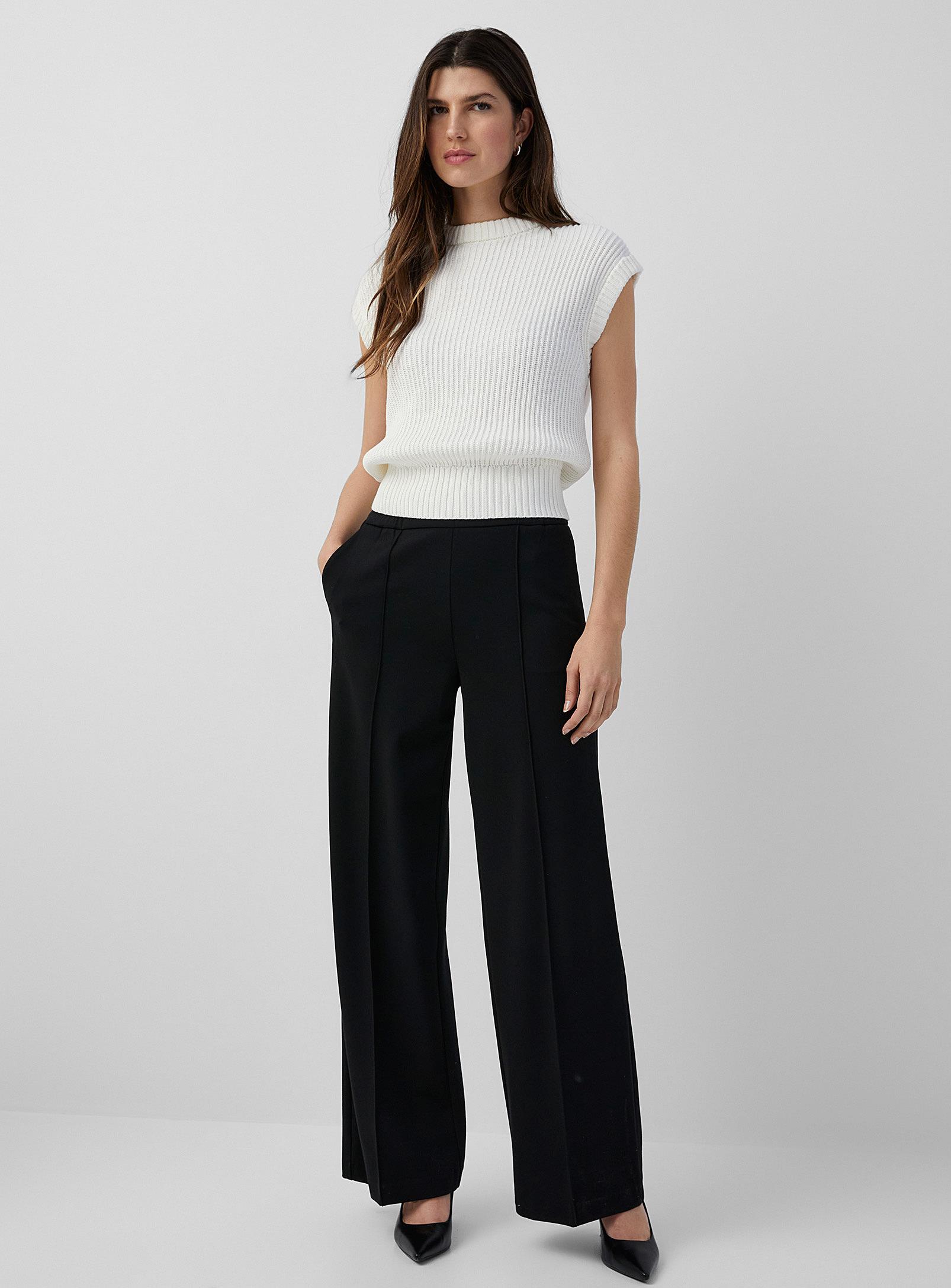 Sleek ponte jersey pant