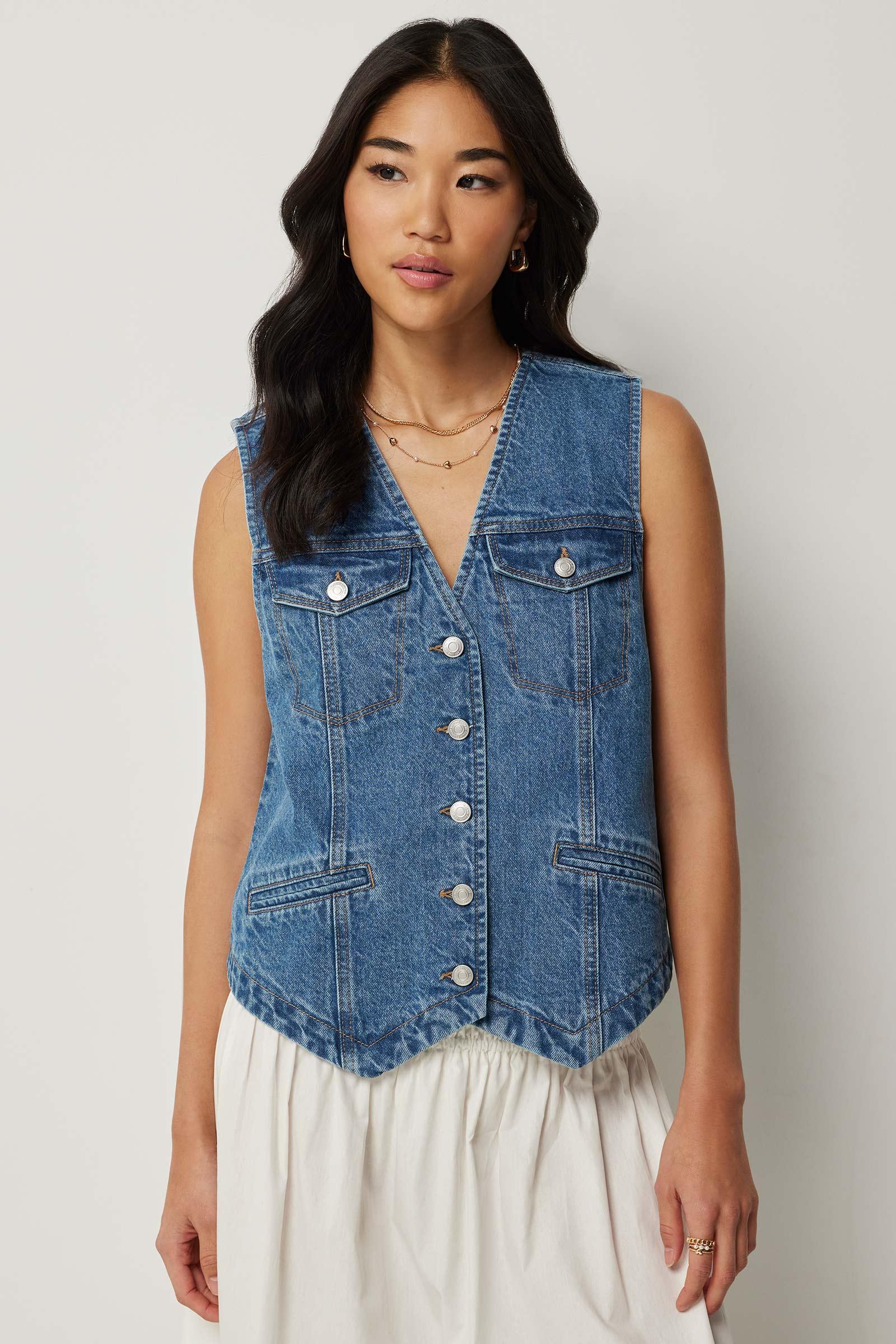 Ardene Oversized Denim Vest