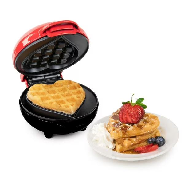 MyMini Personal Electric Heart Waffle Maker
