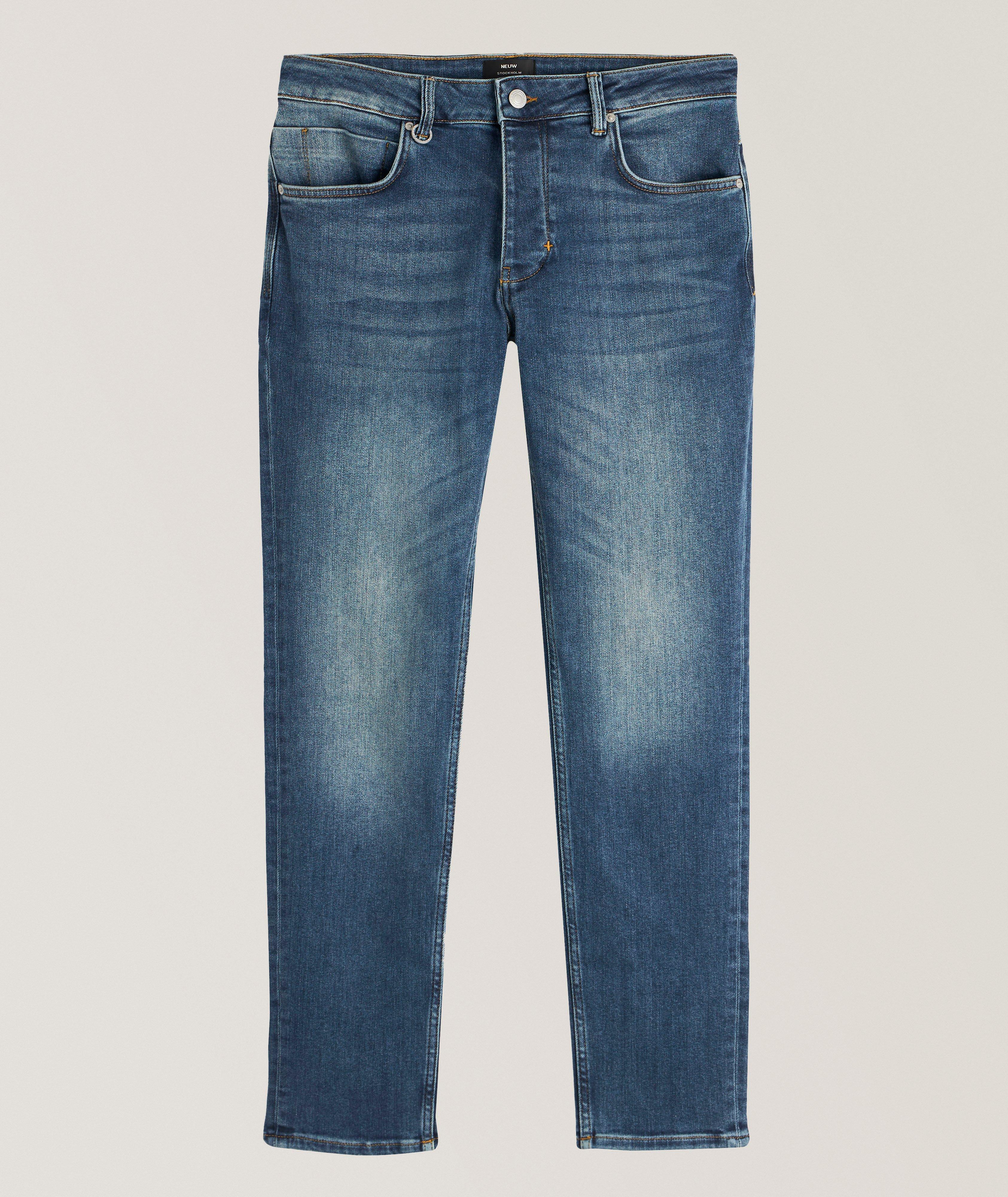 Lou Slim-Fit Stretch-Cotton Jeans