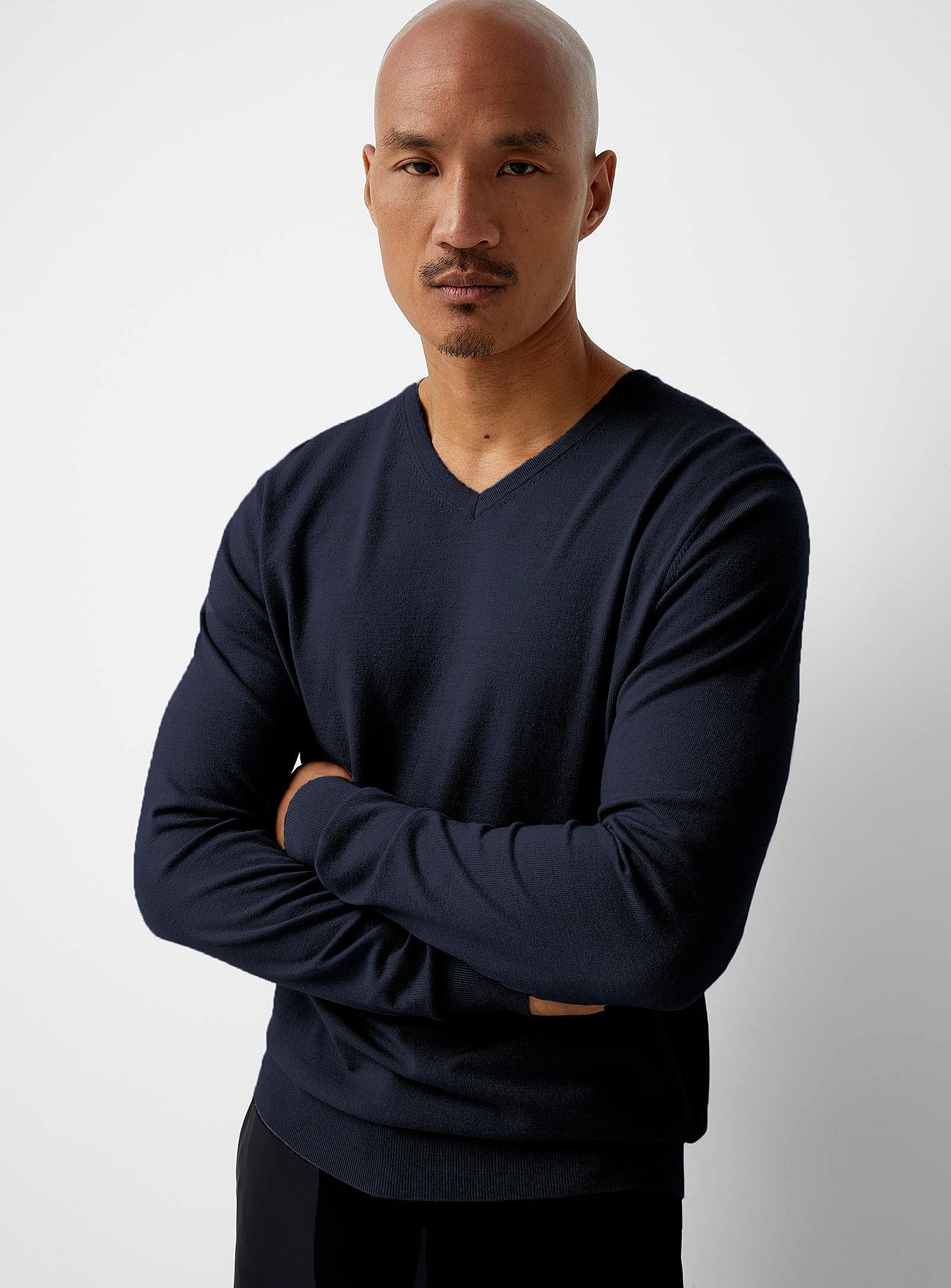 Minimalist V-neck sweater