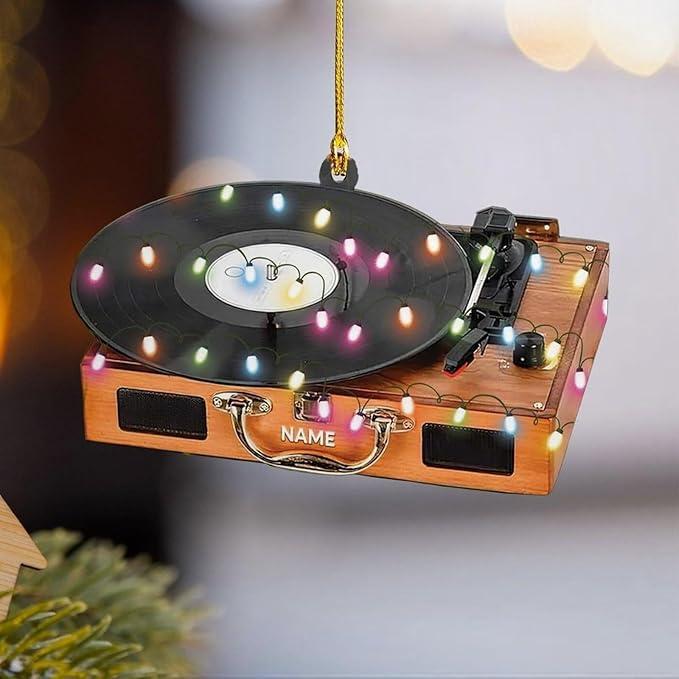 Custom Vinyl Record Acrylic Ornament