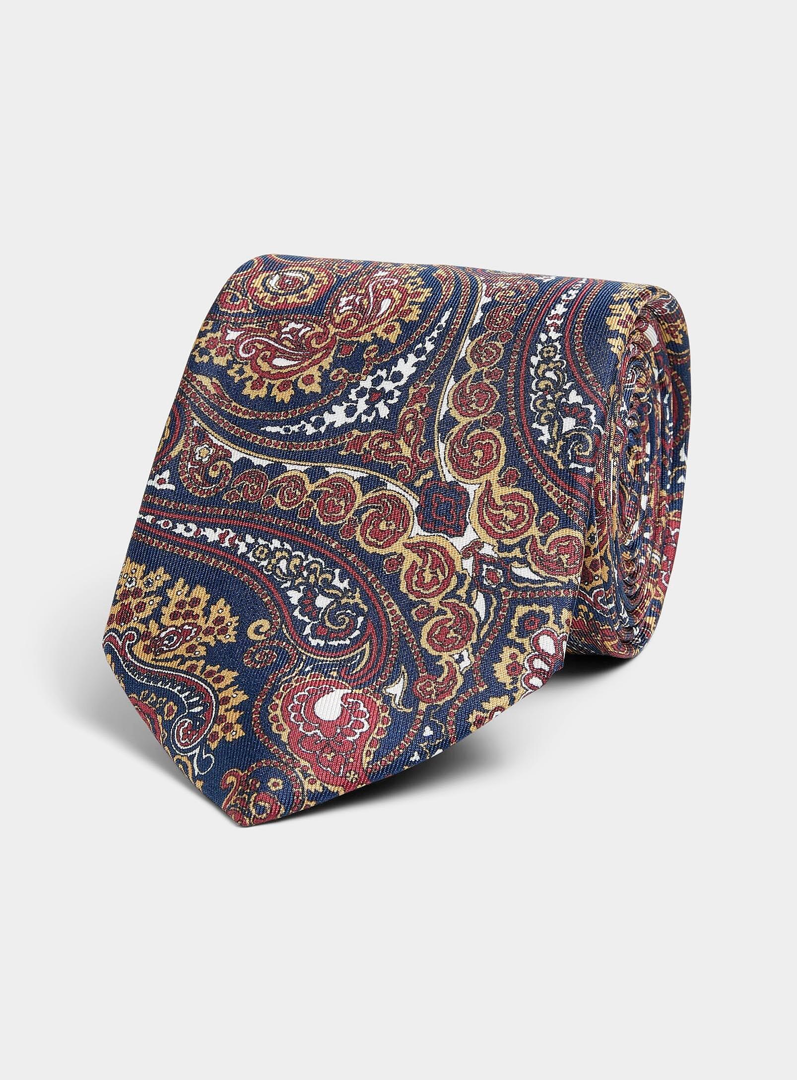 Opulent paisley tie