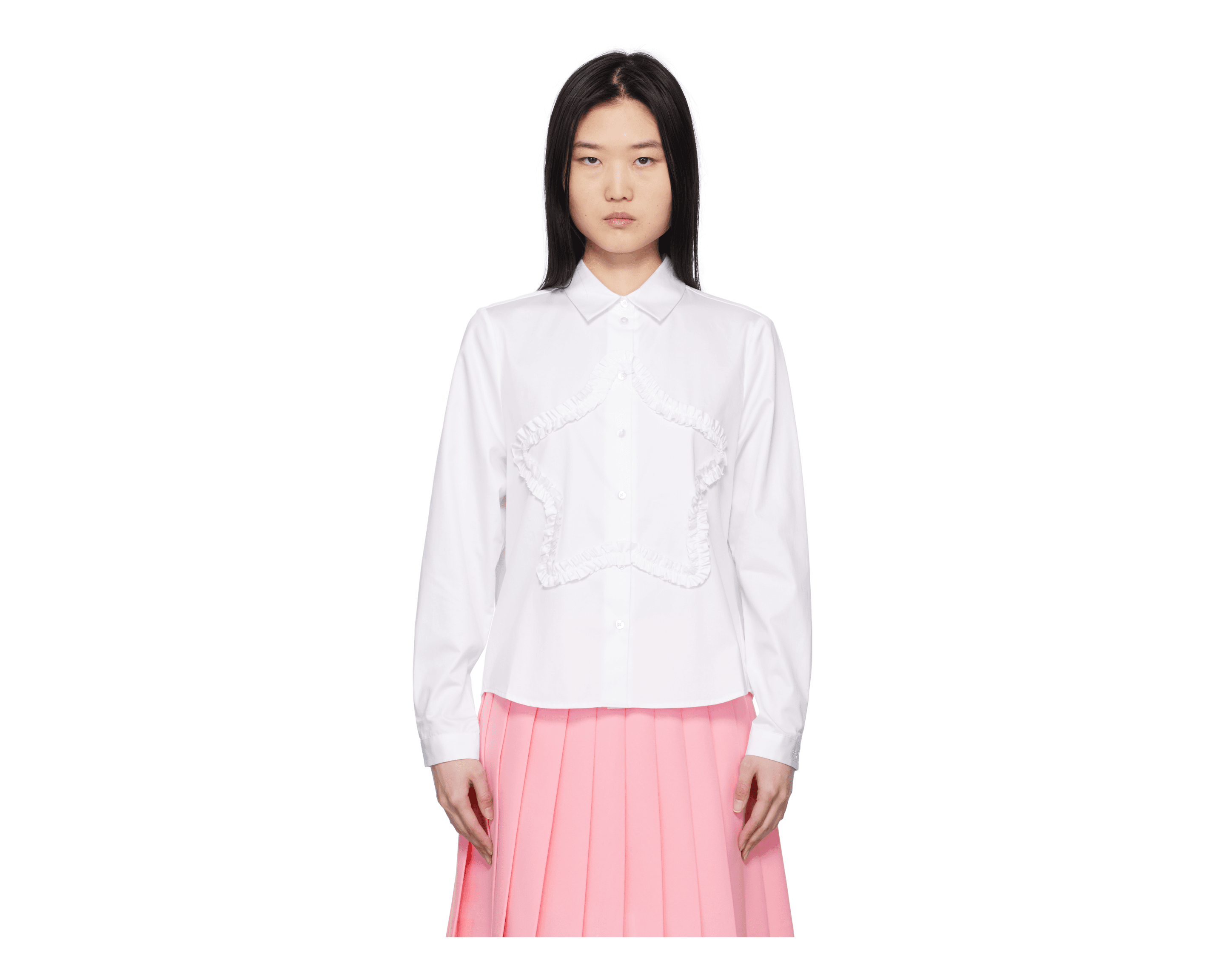Sandy Liang White Sirius Shirt