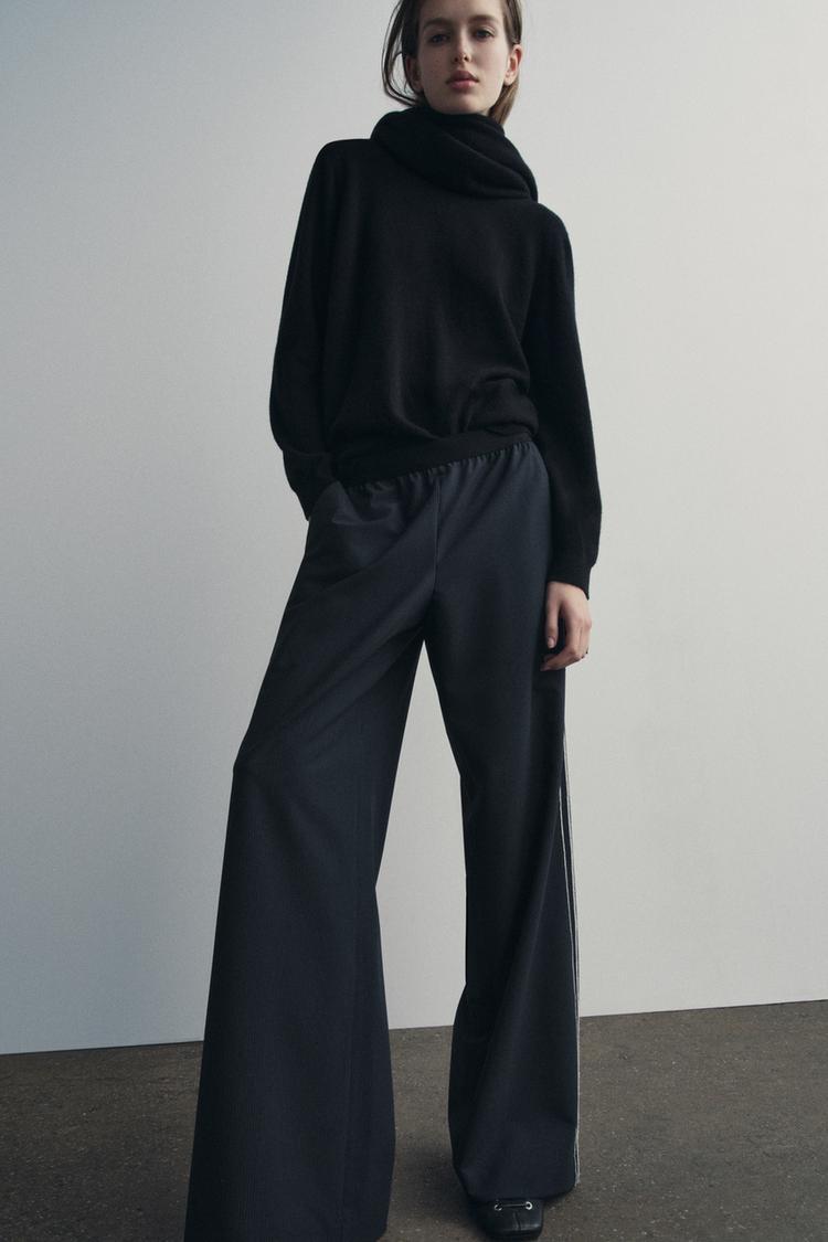 SIDE BAND STRIPED PANTS ZW