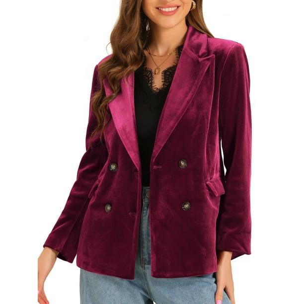 Red Velvet Blazer