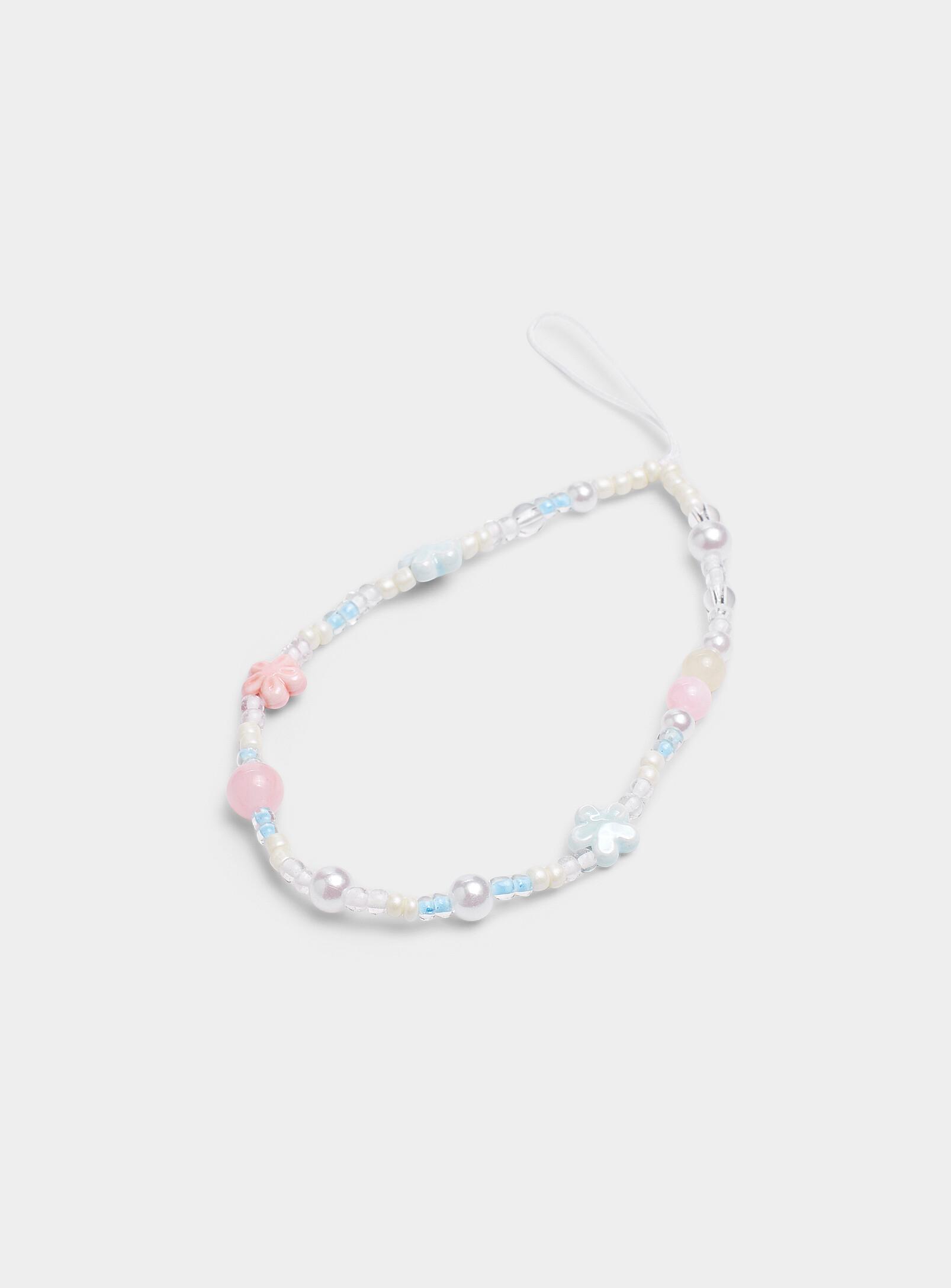 Simons - Women's Delicate flowers phone charm