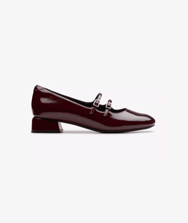 Daiss 30 Shine Burgundy Patent