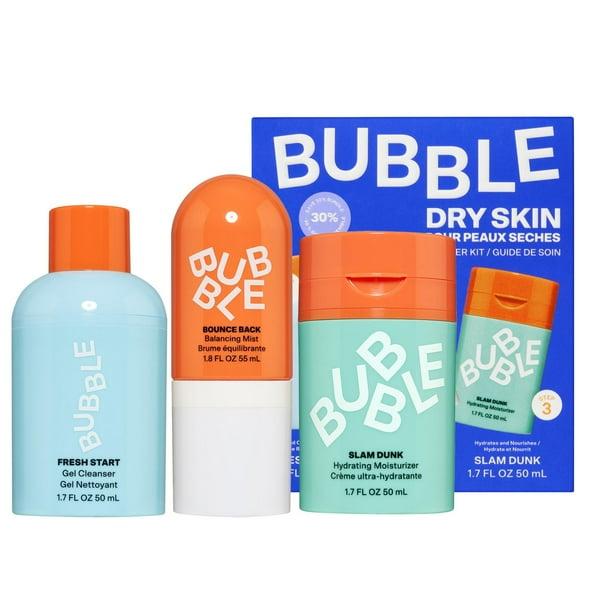 Bubble Skincare 3-Step Hydrating Routine Bundle, for Normal to Dry Skin
