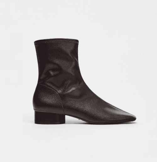 Soft Topstitched Ankle Boots