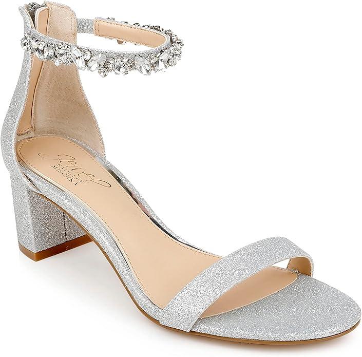 Jewel Badgley Mischka womens Catalina Heeled Sandal